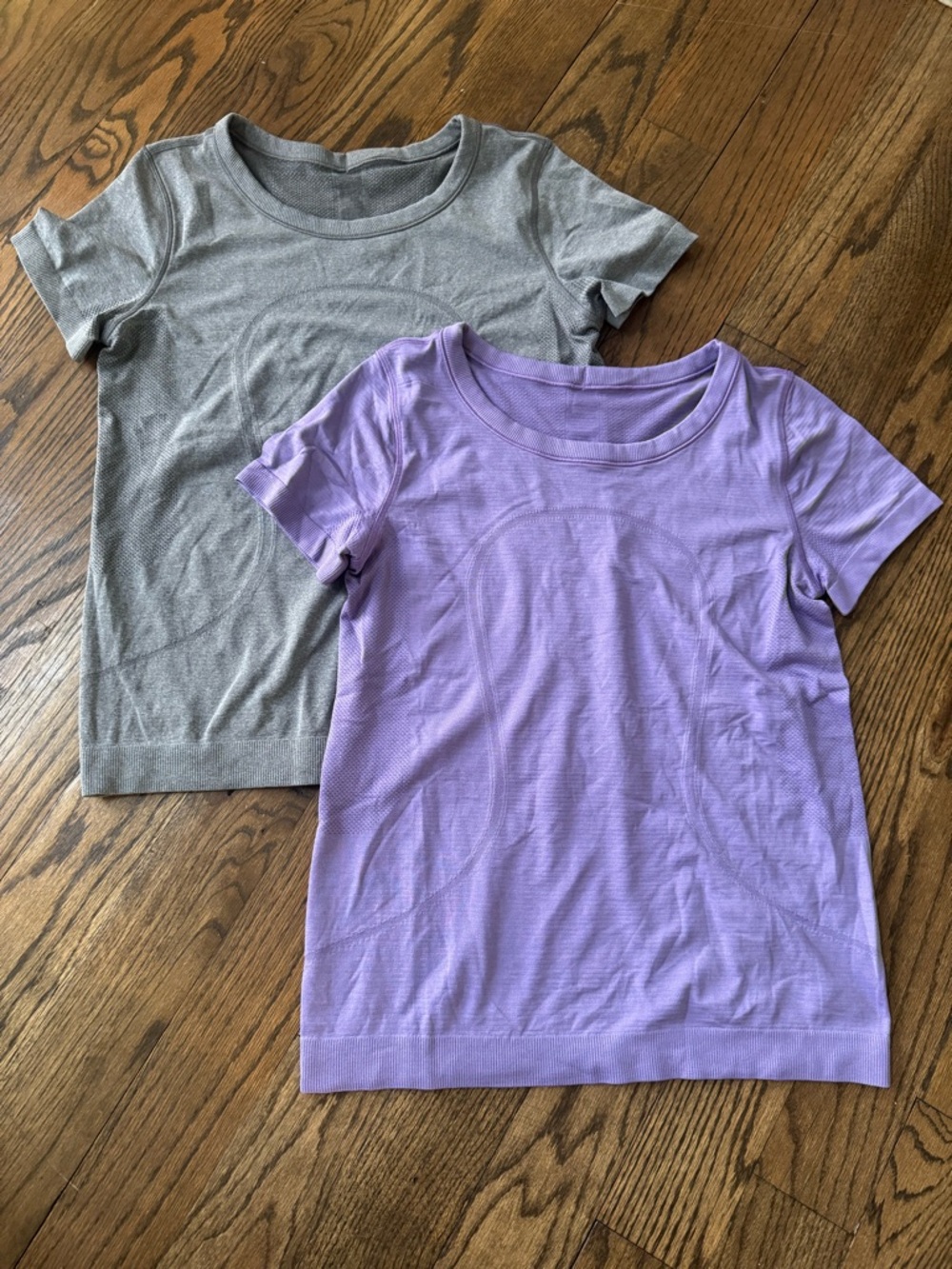 Lululemon Swiftly Tech Short Sleeve Top Bundle Size 6 Gray and Purple